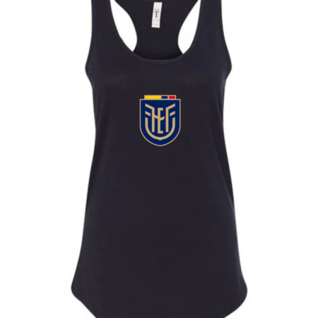 Ecuador Football Federation FEF Logo Women’s Racerback Tank Top