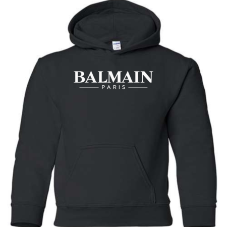 Balmain Paris Logo Youth Hoodie – Designer-Inspired Fashion Hoodie for Kids