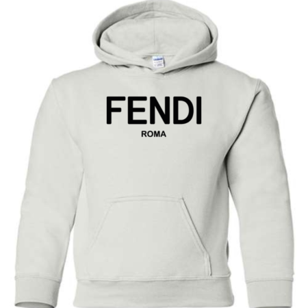 Fendi Roma Logo Youth Hoodie