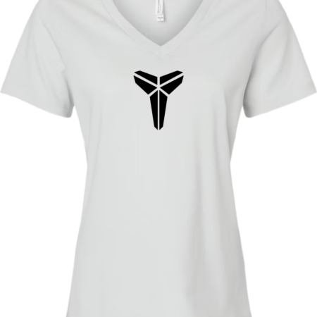 Kobe Bryant Women’s V-Neck T-Shirt Basketball Legend Graphic Tee
