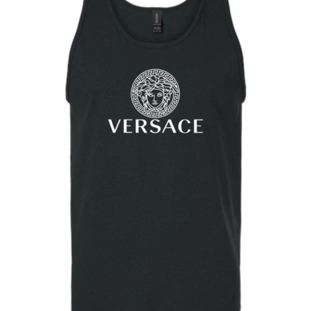 Men’s Versace Logo Tank Top – Stylish Sleeveless Casual Shirt
