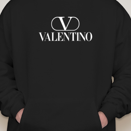 Valentino Logo Unisex Hoodie for Men and Women Pullover Sweatshirt