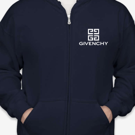 Givenchy Logo Unisex Zip Hoodie – Luxury Fashion Streetwear Apparel for Men & Women