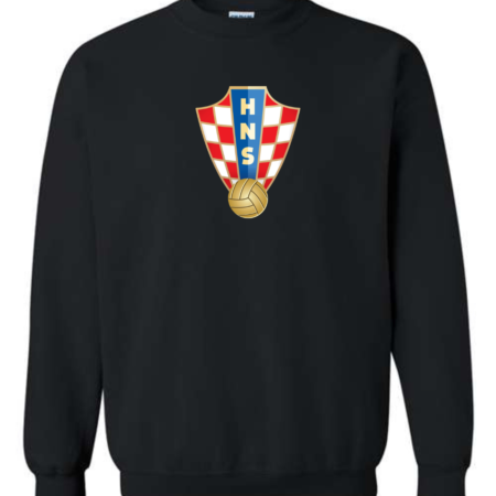 Croatian Football Team Inspired Men's Sweatshirt – Soccer Logo Crewneck