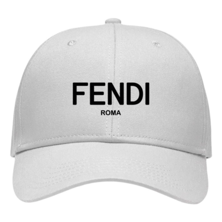 Fendi Roma Logo Classic Baseball Cap