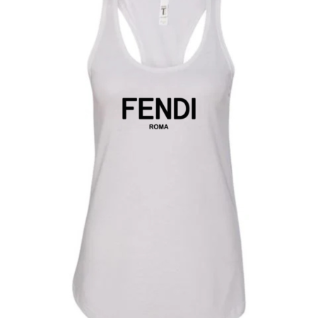 Fendi Roma Logo Women’s Racerback Tank Top