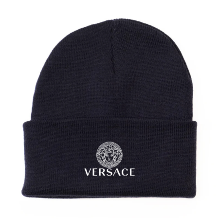 Versace Logo Knit Beanie