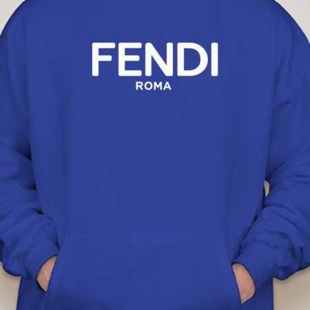 Fendi Roma Logo Unisex Hoodie for Men and Women Pullover Sweatshirt
