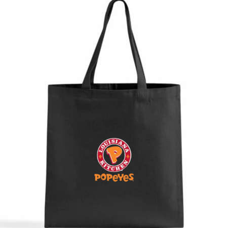 Popeyes Logo Canvas Tote Bag