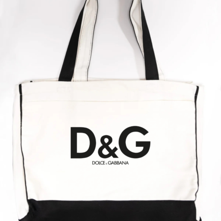Dolce & Gabbana Logo Trimmed Tote Bag