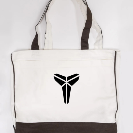 Kobe Bryant Logo Trimmed Tote Bag