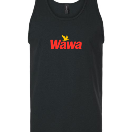 Wawa Logo Men’s Tank Top – Classic Convenience Store Sleeveless Shirt