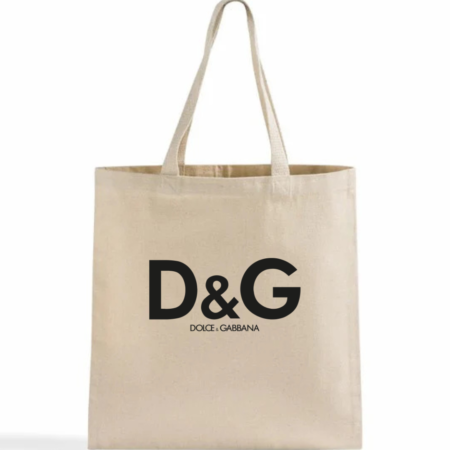 Dolce & Gabbana Logo Canvas Tote Bag